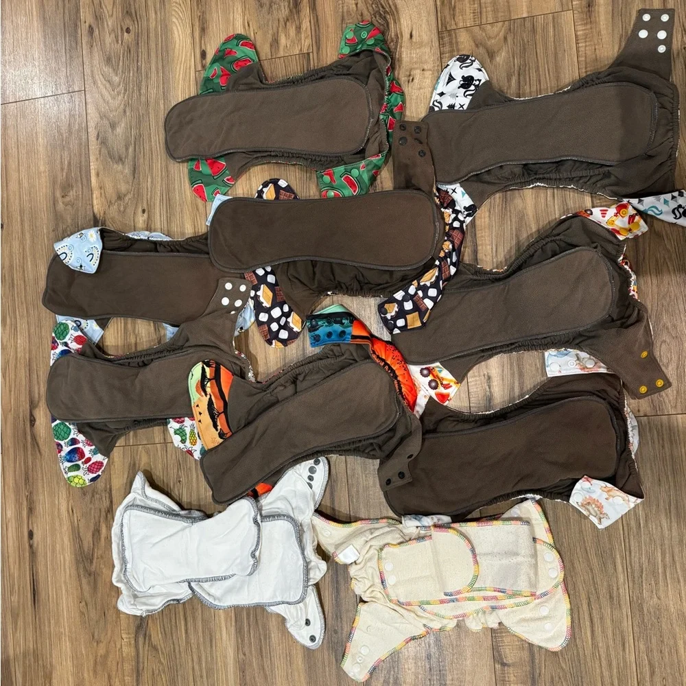 Lot of happy bee hind cloth diapers super soakers